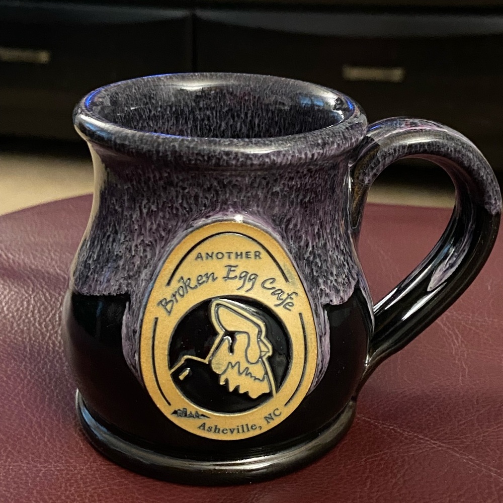 ANOTHER BROKEN EGG MUG- ASHEVILLE, NC!
